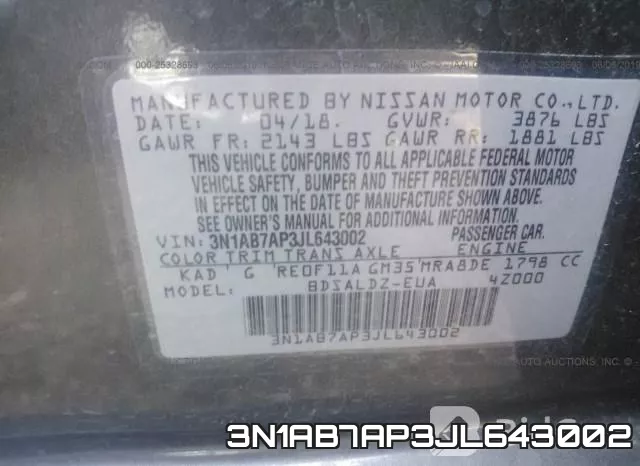 3N1AB7AP3JL643002 фото 10