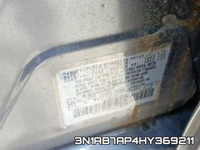3N1AB7AP4HY369211 фото 2