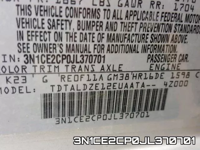 3N1CE2CP0JL370701 фото 2