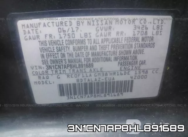 3N1CN7AP8HL891689 фото 10
