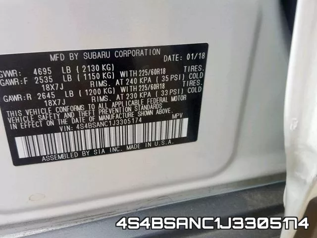 4S4BSANC1J3305174 фото 2