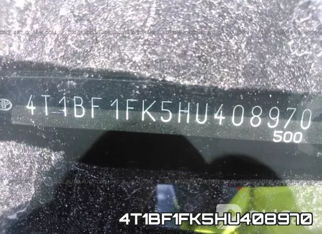 4T1BF1FK5HU408970 фото 10