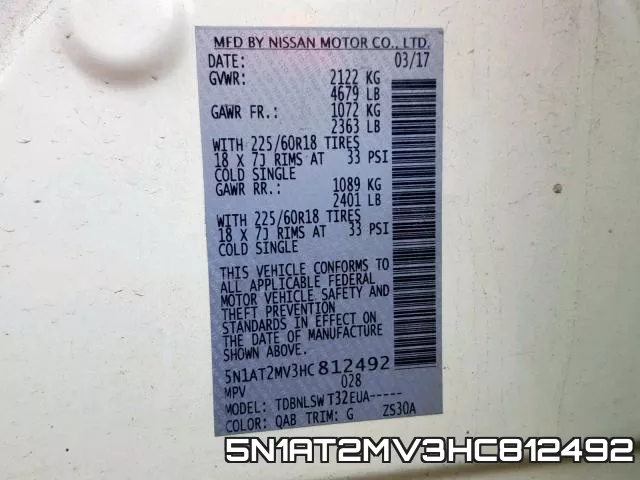5N1AT2MV3HC812492 фото 2