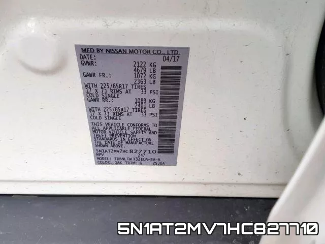 5N1AT2MV7HC827710 фото 2
