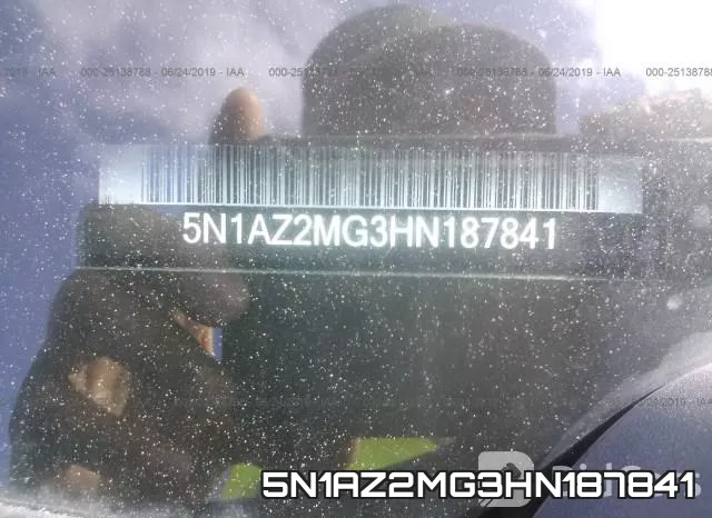 5N1AZ2MG3HN187841 фото 10
