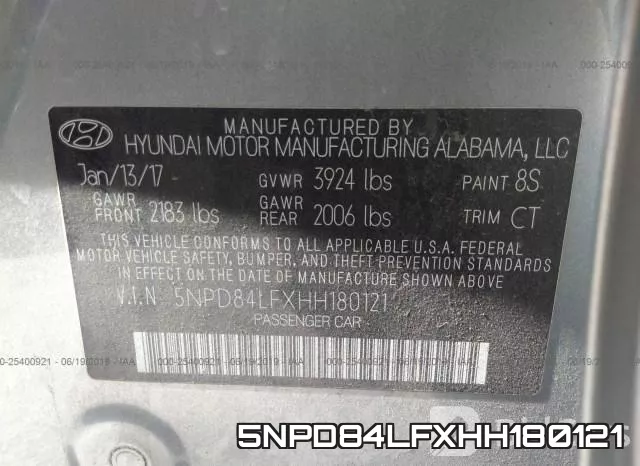 5NPD84LFXHH180121 фото 10
