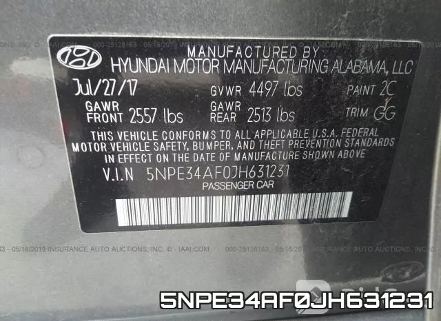 5NPE34AF0JH631231 фото 10
