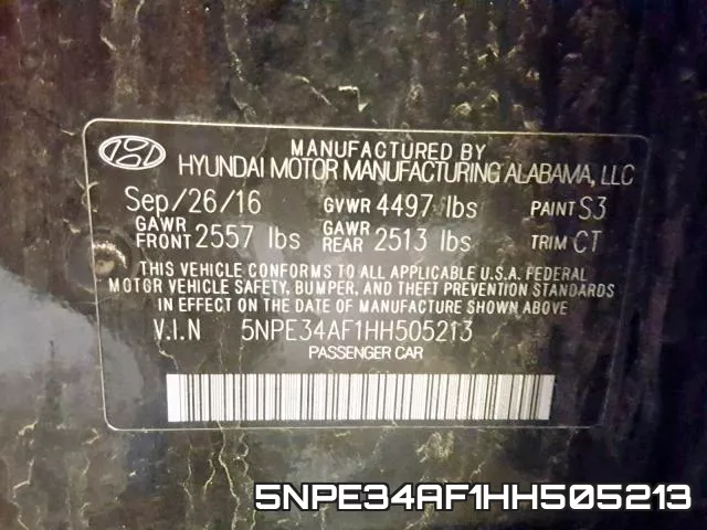 5NPE34AF1HH505213 фото 2