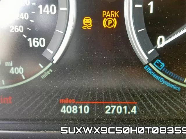 5UXWX9C50H0T08359 фото 9