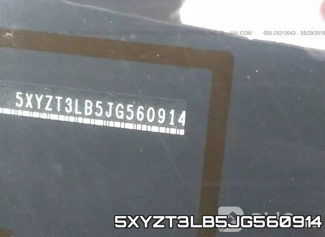 5XYZT3LB5JG560914 фото 10