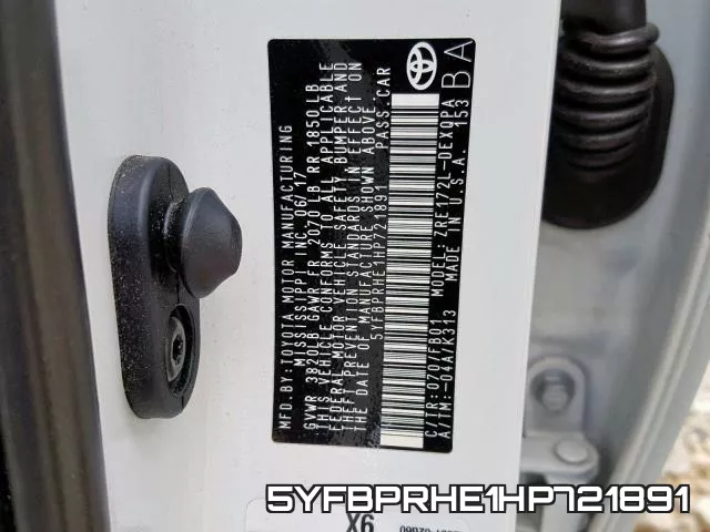 5YFBPRHE1HP721891 фото 2