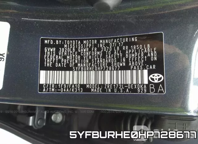 5YFBURHE0HP728677 фото 10