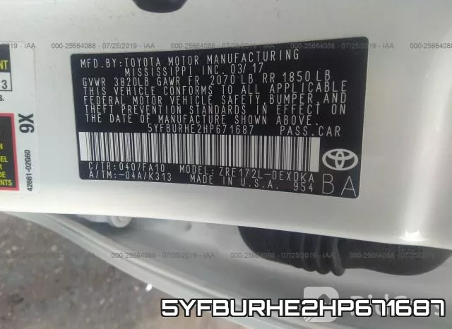 5YFBURHE2HP671687 фото 10