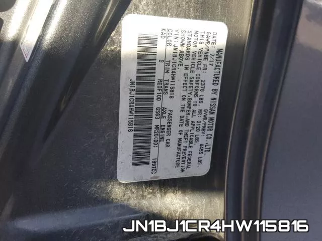 JN1BJ1CR4HW115816 фото 2