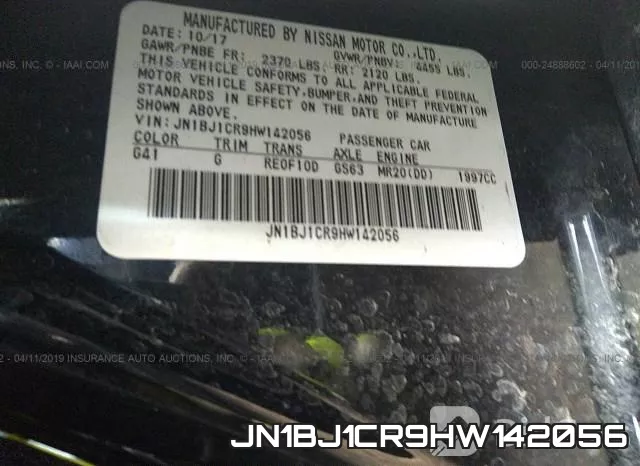 JN1BJ1CR9HW142056 фото 10