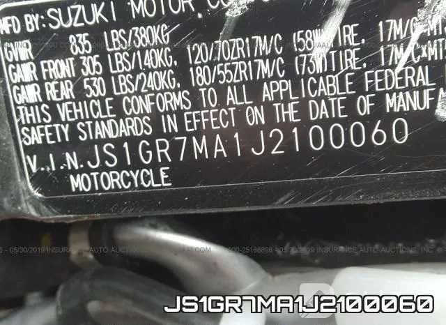 JS1GR7MA1J2100060 фото 2