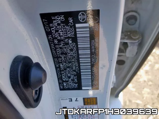 JTDKARFP1H3039639 фото 2