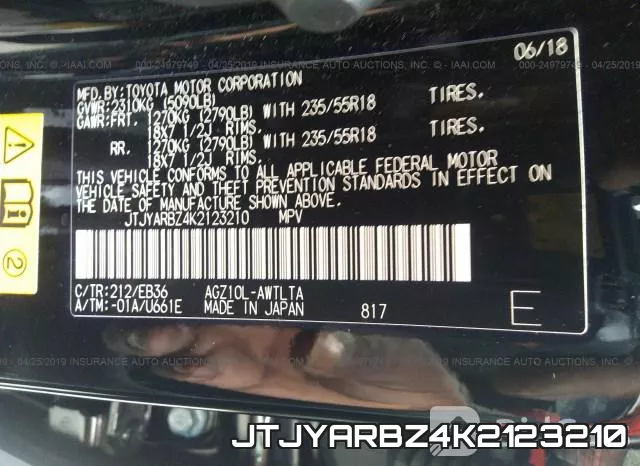 JTJYARBZ4K2123210 фото 10