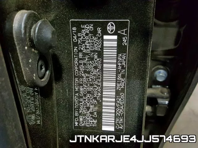 JTNKARJE4JJ574693 фото 2