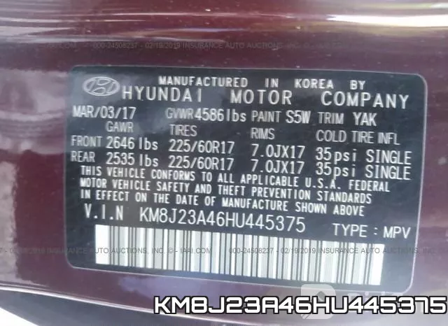 KM8J23A46HU445375 фото 10