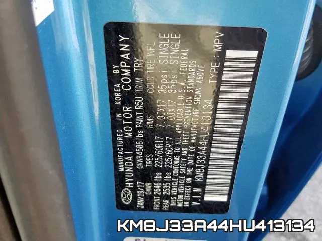 KM8J33A44HU413134 фото 2