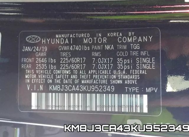 KM8J3CA43KU952349 фото 10