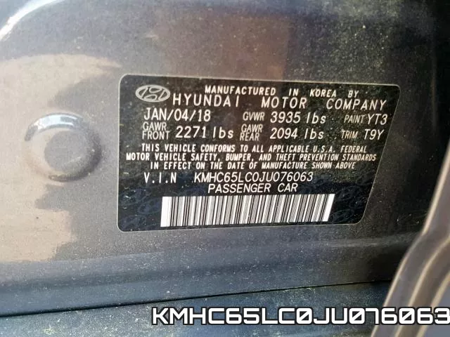 KMHC65LC0JU076063 фото 2