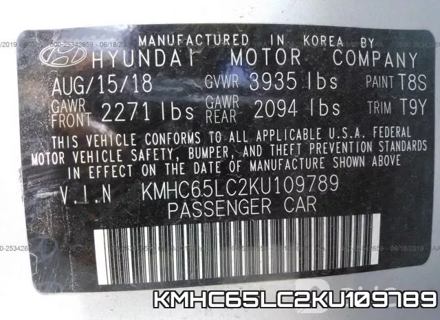 KMHC65LC2KU109789 фото 10