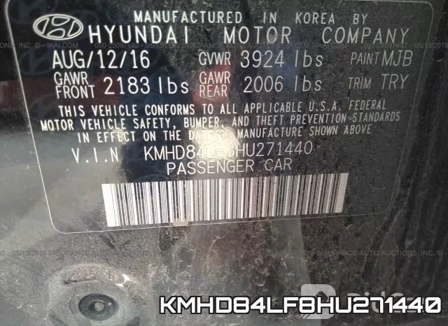 KMHD84LF8HU271440 фото 10