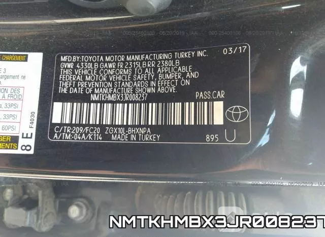 NMTKHMBX3JR008237 фото 10