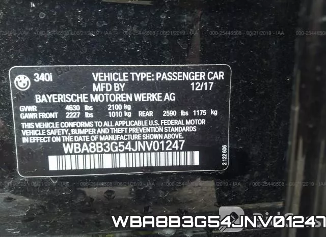 WBA8B3G54JNV01247 фото 10