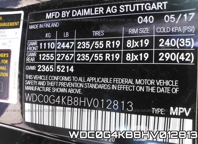 WDC0G4KB8HV012813 фото 10