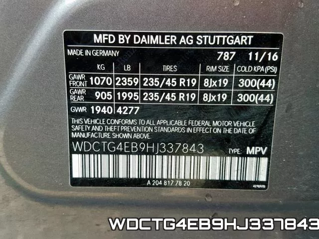 WDCTG4EB9HJ337843 фото 2