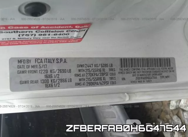 ZFBERFAB0H6G47544 фото 10