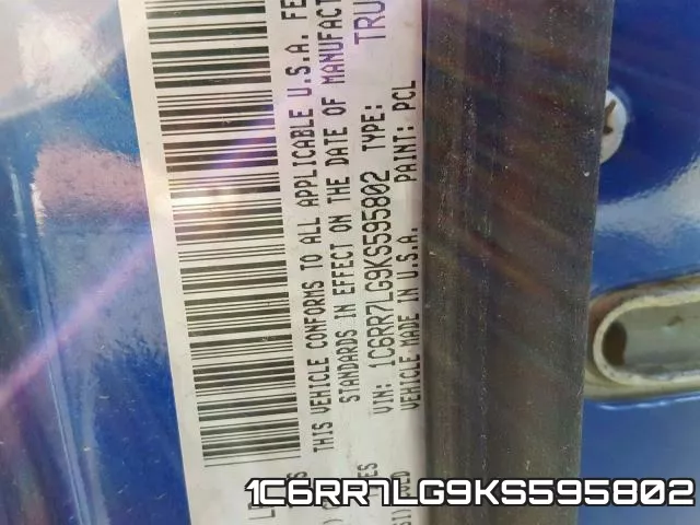 1C6RR7LG9KS595802 фото 2