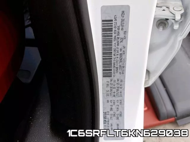 1C6SRFLT6KN629038 фото 2
