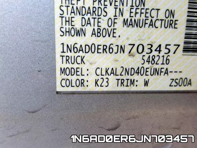 1N6AD0ER6JN703457 фото 2