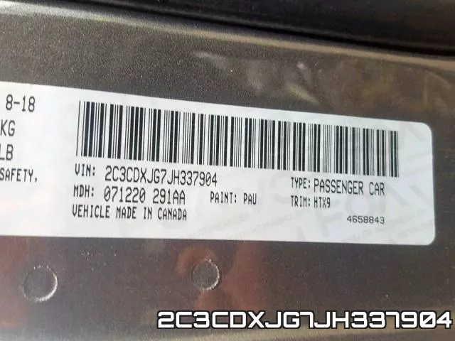 2C3CDXJG7JH337904 фото 2