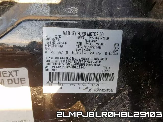 2LMPJ8LR0HBL29103 фото 2
