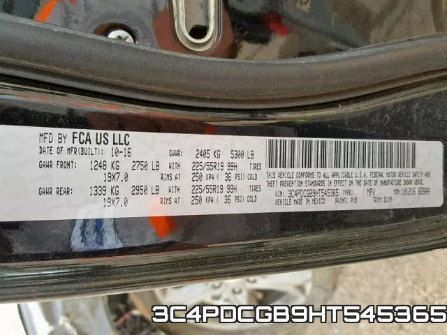 3C4PDCGB9HT545365 фото 2