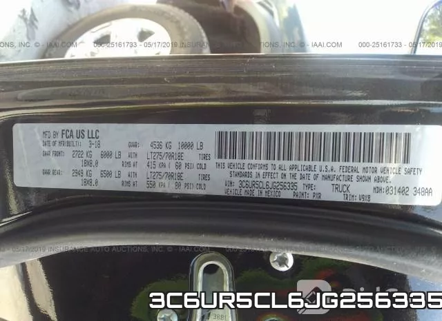 3C6UR5CL6JG256335 фото 9