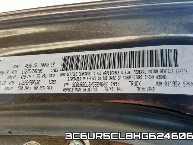 3C6UR5CL8HG624606 фото 2