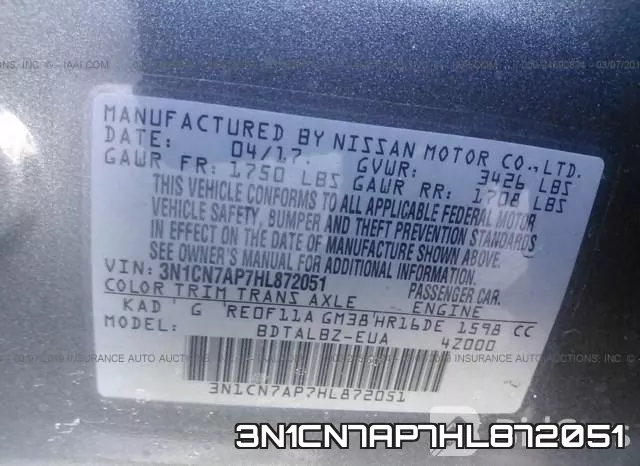 3N1CN7AP7HL872051 фото 10