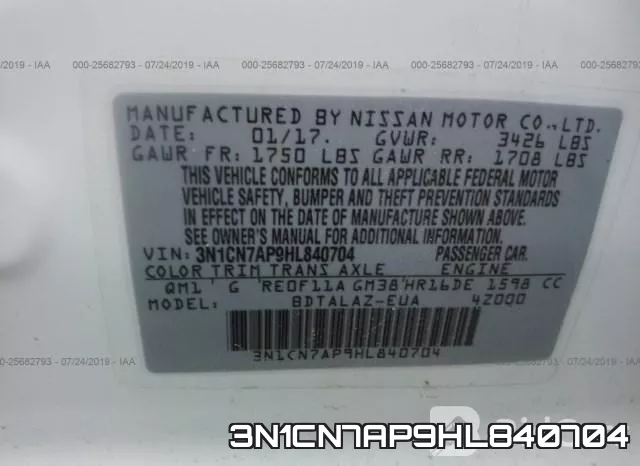 3N1CN7AP9HL840704 фото 10