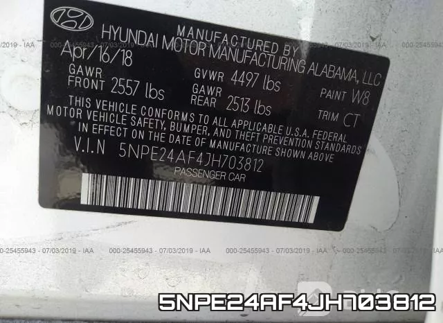 5NPE24AF4JH703812 фото 10