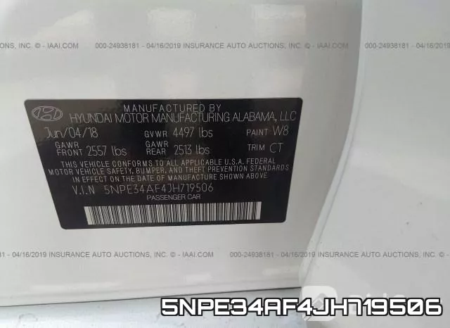 5NPE34AF4JH719506 фото 10