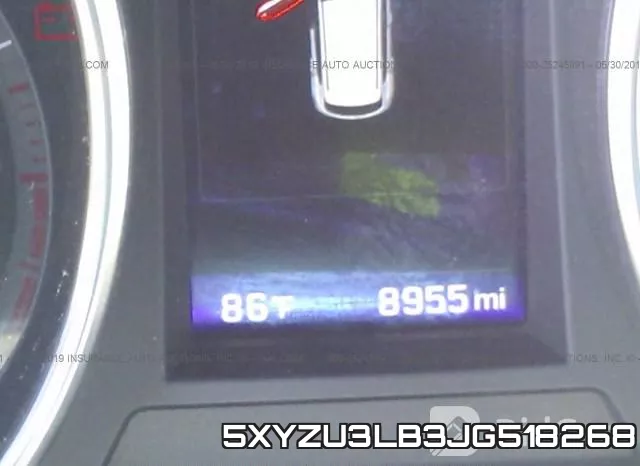 5XYZU3LB3JG518268 фото 8