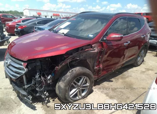 5XYZU3LB8HG421528 фото 3