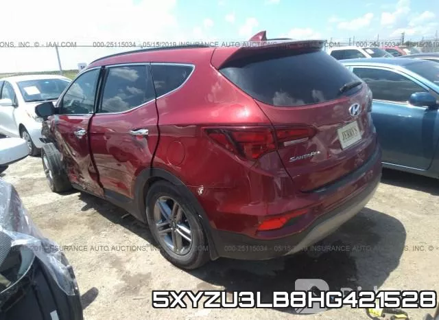 5XYZU3LB8HG421528 фото 4