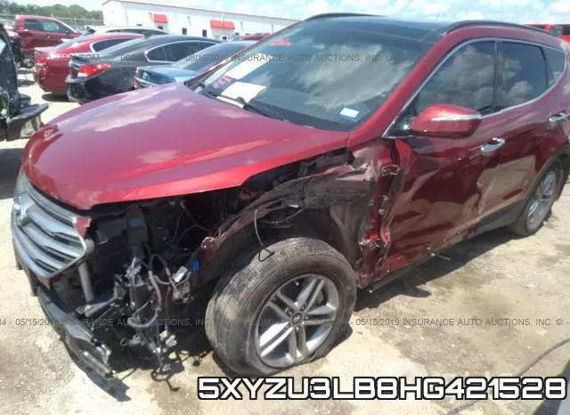 5XYZU3LB8HG421528 фото 7